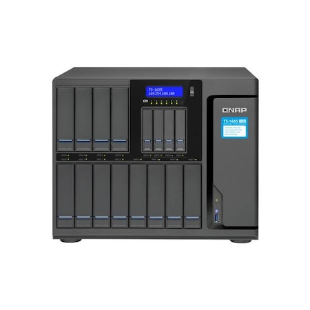 Qnap Intel Xeon D-1531 2.2GHz/16GB RAM/6GbE/16SATA3/USB3.0/16-Bay Desktop TS-1685-D1531-16G-US